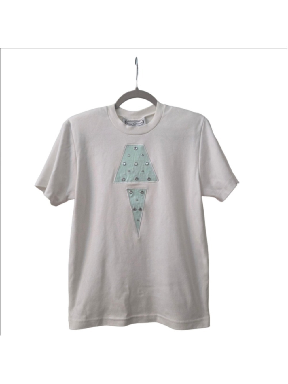 Saint Germain Vintage Saint Germain Paris White Rhinestone Lamp Design T-Shir...
